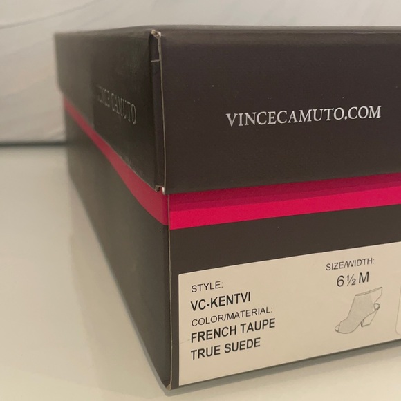 Vince Camuto Open Toe Booties - Picture 2 of 3